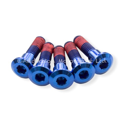 Blue titanium rear - titanium, disc
