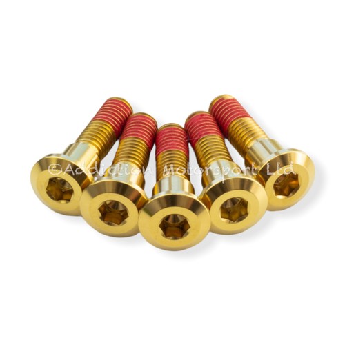 Gold titanium rear disc - 5x,