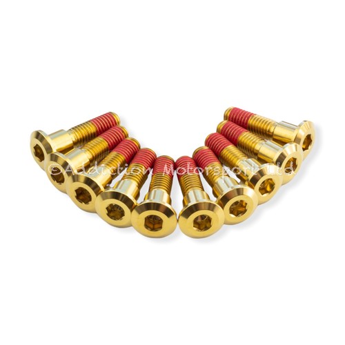10x gold titanium front - titanium, disc